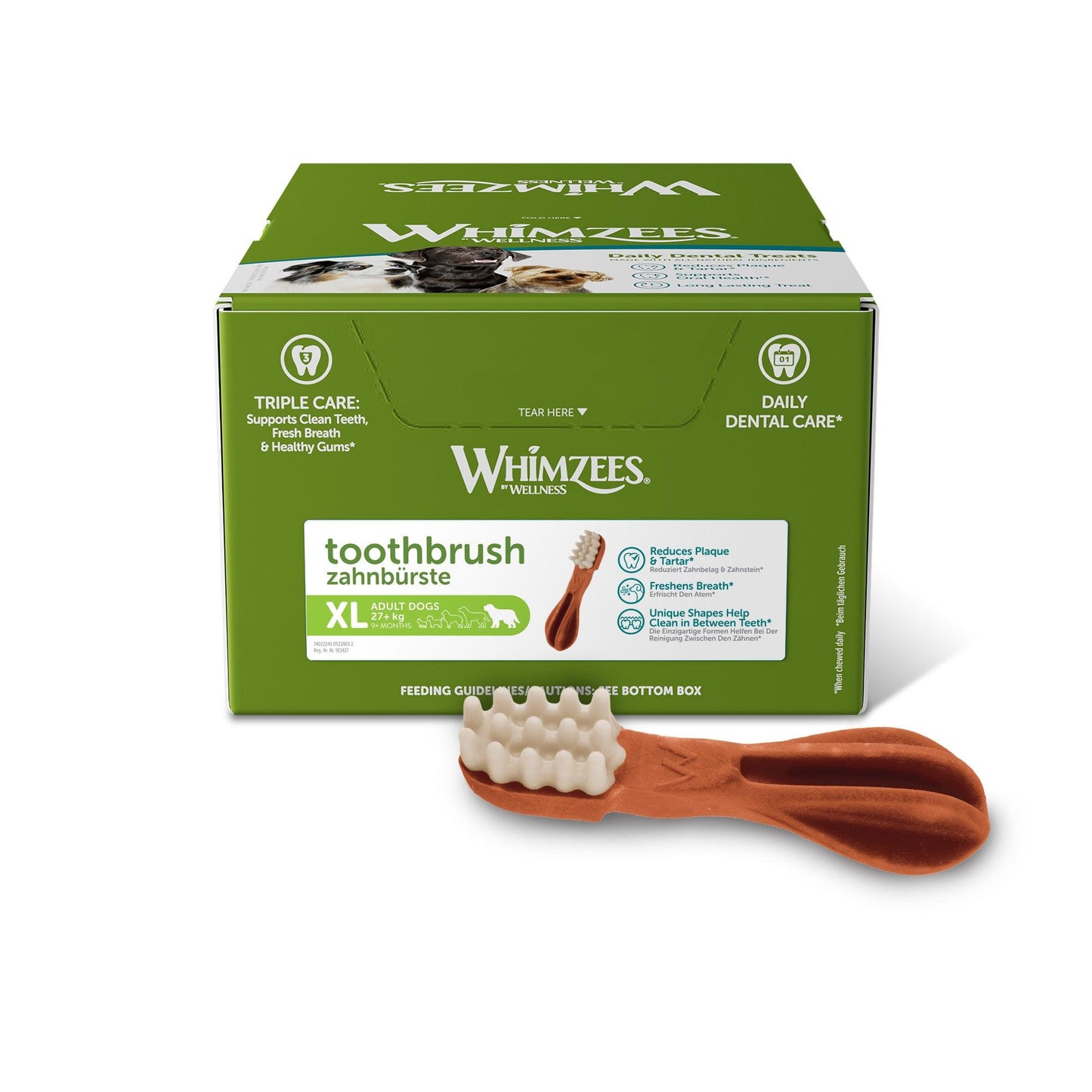 Whimzees Toothbrush XL 18x190mm - North East Pet Shop Whimzees