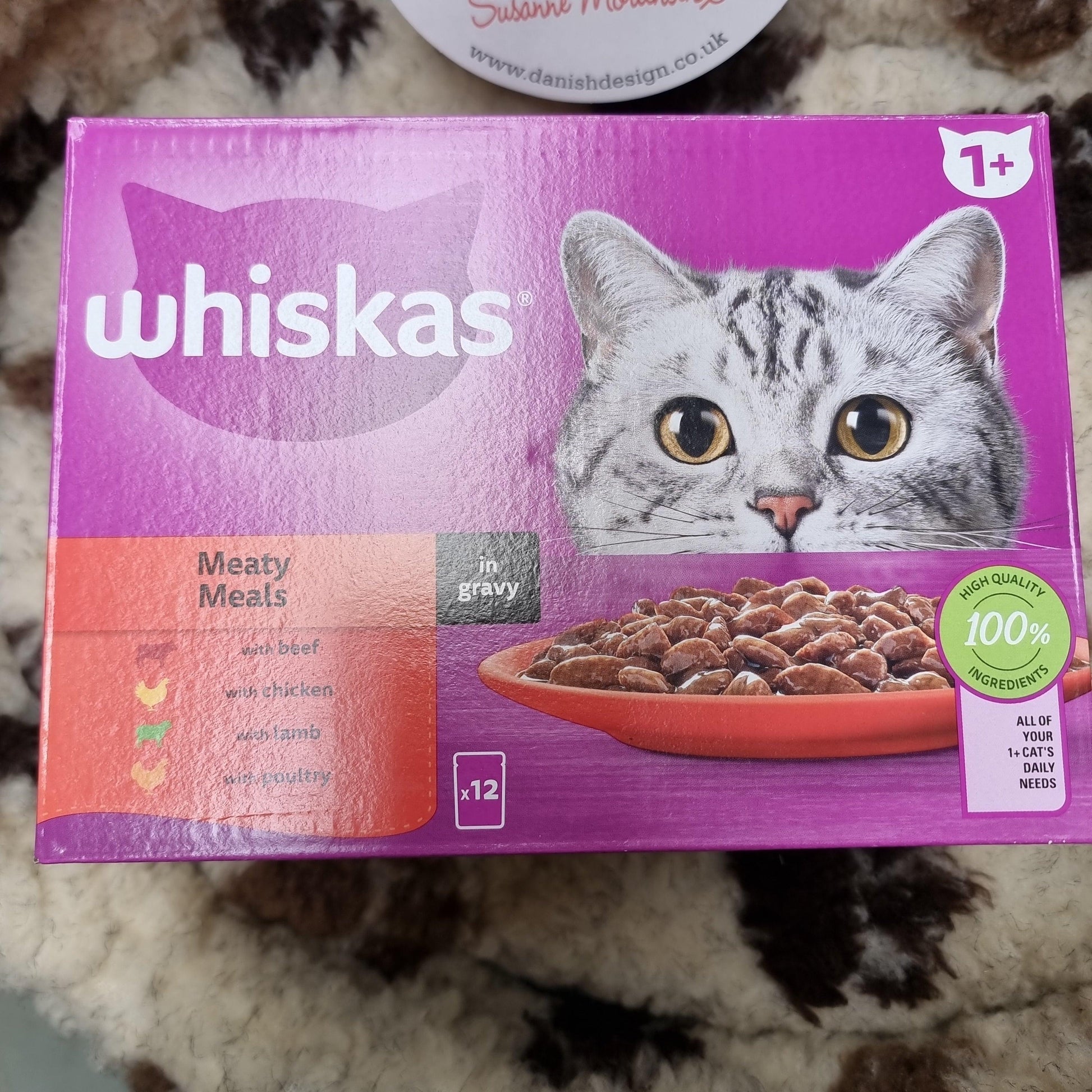 Whiskas 1+ Meaty Meals Adult Wet Cat Food Pouches in Gravy 12PK 85g - North East Pet Shop Whiskas