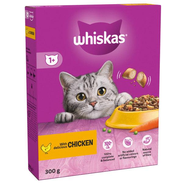 Whiskas Dry 1+ Chicken 6x300g - North East Pet Shop Whiskas