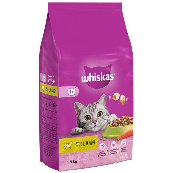 Whiskas Dry 1+ Lamb - North East Pet Shop Whiskas