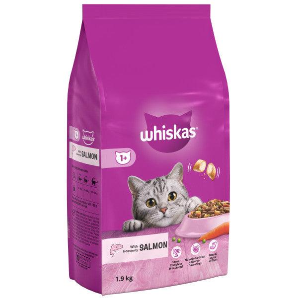 Whiskas Dry 1+ Salmon - North East Pet Shop Whiskas