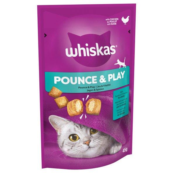 Whiskas Pounce & Play Chk Treats 8x45g - North East Pet Shop Whiskas