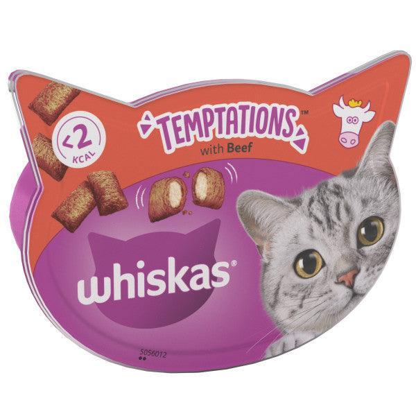 Whiskas Temptations Beef 8 x 60g - North East Pet Shop Whiskas