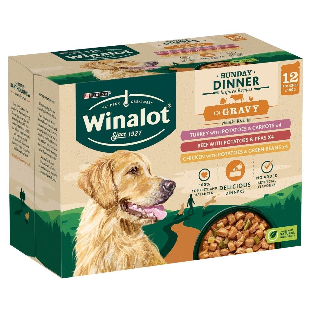 Winalot Adult Sunday Dinner CIG4x12x100g - North East Pet Shop Winalot