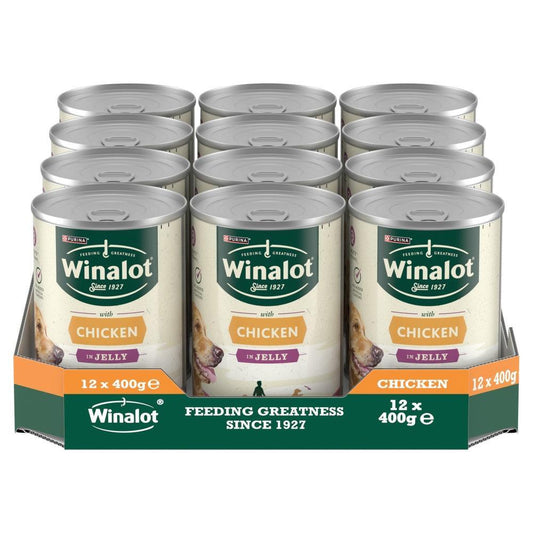 Winalot Classic with Chicken in Jelly 12 x 400g - North East Pet Shop Winalot