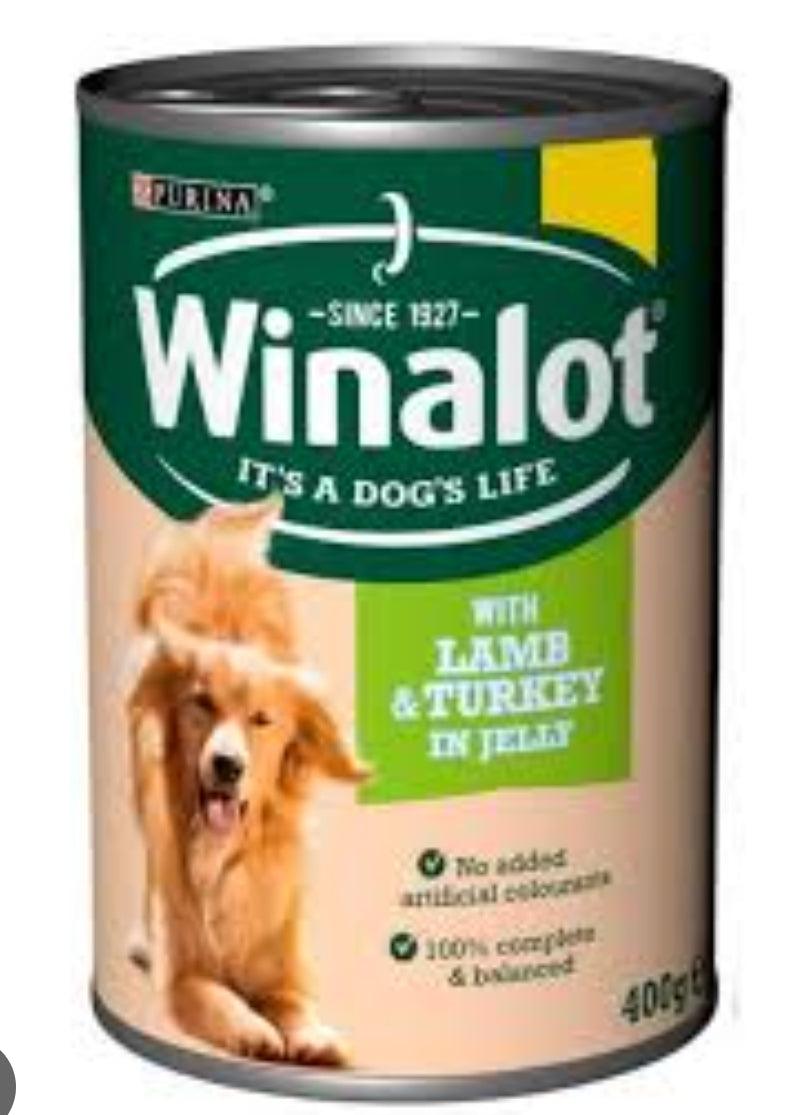 Winalot Lamb & Turkey In Jelly 12 Pack, 400g - North East Pet Shop Winalot