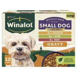 Winalot Pouch Small Dog Chunks in Gravy 12pk, 100g - North East Pet Shop Winalot