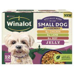 Winalot Small Dog Food Pouch Mixed in Jelly 12pk, 100g - North East Pet Shop Winalot