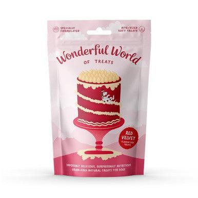 Wonderful World of Treats Red Velvet Cake 50g - North East Pet Shop Wonderful World of Treats