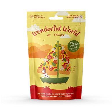 Wonderful World of Treats Veggie Pizza 50g - North East Pet Shop Wonderful World of Treats
