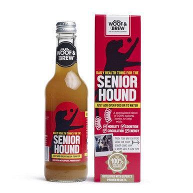 Woof & Brew Senior Hound Herbal Tonic 330ml - North East Pet Shop Woof & Brew