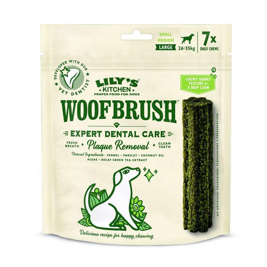 Woofbrush Dental Chew Large 4x329g - North East Pet Shop Lily's Kitchen