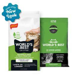 Worlds Best Cat Litter Comfort Care Unscented (12.7kg), 28LB - North East Pet Shop Worlds Best