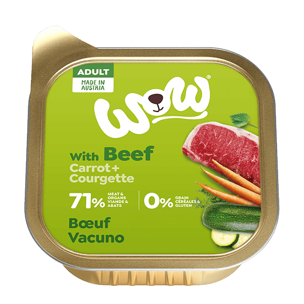 WOW Adult Dog with Beef, Carrot and Courgette - North East Pet Shop WoW