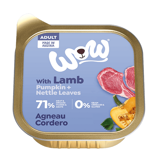 WOW Adult Dog with Lamb, Pumpkin and Nettle Leaves - North East Pet Shop WoW