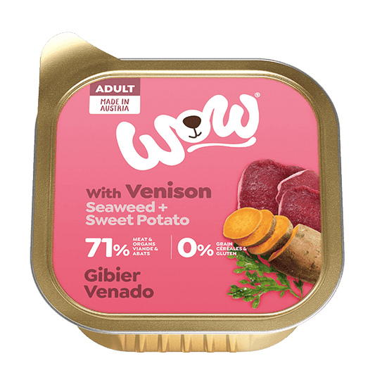 WOW Adult Dog with Venison, Seaweed and Sweet Potato - North East Pet Shop WoW