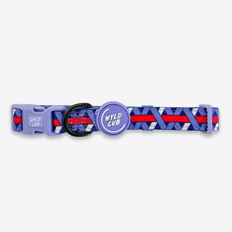 Wyld Cub - Adjustable Dog Collar: Knightsbridge Violet - North East Pet Shop Wyld Cub