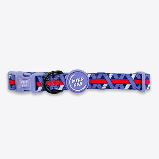 Wyld Cub - Adjustable Dog Collar: Knightsbridge Violet - North East Pet Shop Wyld Cub