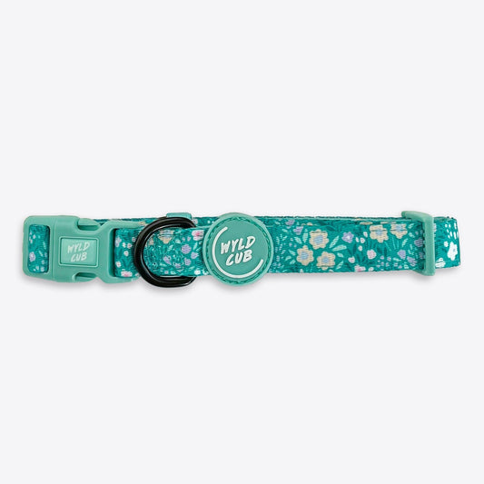 Wyld Cub - Adjustable Dog Collar: Notting Hill Mint - North East Pet Shop Wyld Cub