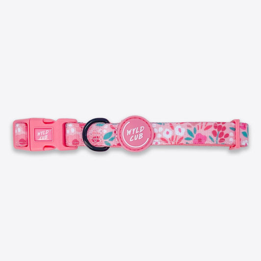 Wyld Cub - Adjustable Dog Collar: Notting Hill Rosé - North East Pet Shop Wyld Cub
