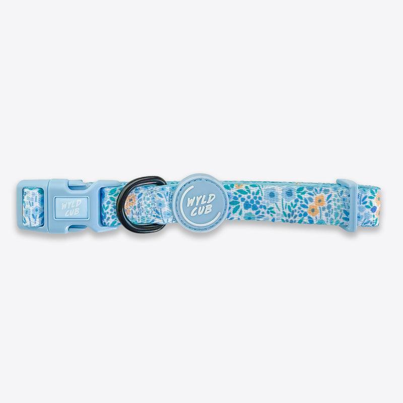 Wyld Cub - Adjustable Dog Collar: Notting Hill Sky - North East Pet Shop Wyld Cub