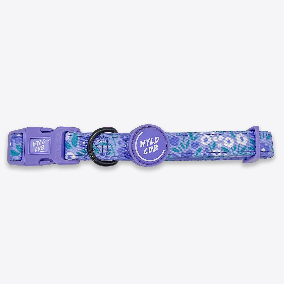 Wyld Cub - Adjustable Dog Collar: Notting Hill Wisteria - North East Pet Shop Wyld Cub