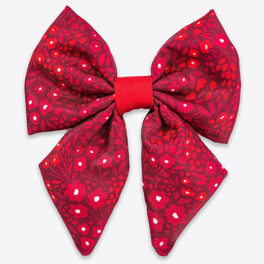 Wyld Cub - Dog Sailor Bow Tie: Notting Hill Mulberry - North East Pet Shop Wyld Cub