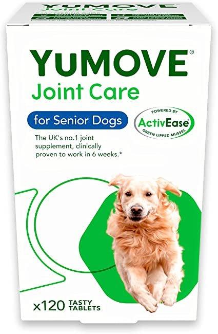 YuMOVE Joint Care PLUS Senior Dog 120 Tablets - North East Pet Shop YuMove