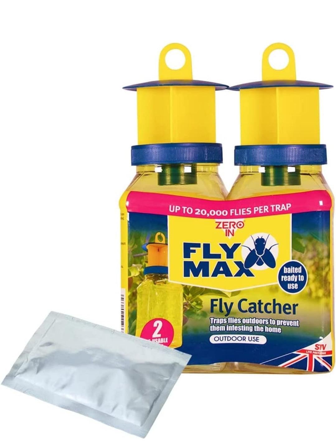 Zero Fly Catcher - Yellow (Pack of 2) - North East Pet Shop Pest Stop