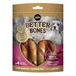 Zeus Bones Duck & Cranberry Large Rolls, 160g - North East Pet Shop Zeus