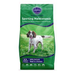 Alpha Adult Maintenance Sporting Dog - North East Pet Shop Alpha