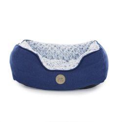 Ancol Sleepy Paws Navy Square Bed - North East Pet Shop Ancol