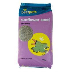 Bestpets Striped Sunflower Seed 15KG - North East Pet Shop Best Pets
