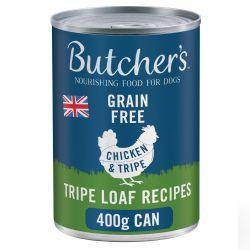Butchers Chicken & Tripe Trays 12 x 400g - North East Pet Shop Butchers
