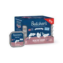 Butchers Healthy Heart Trays 24pack, 150g - North East Pet Shop Butchers