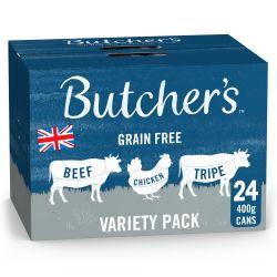 Butchers Variety Pack Cans 24pack, 400g - North East Pet Shop Butchers