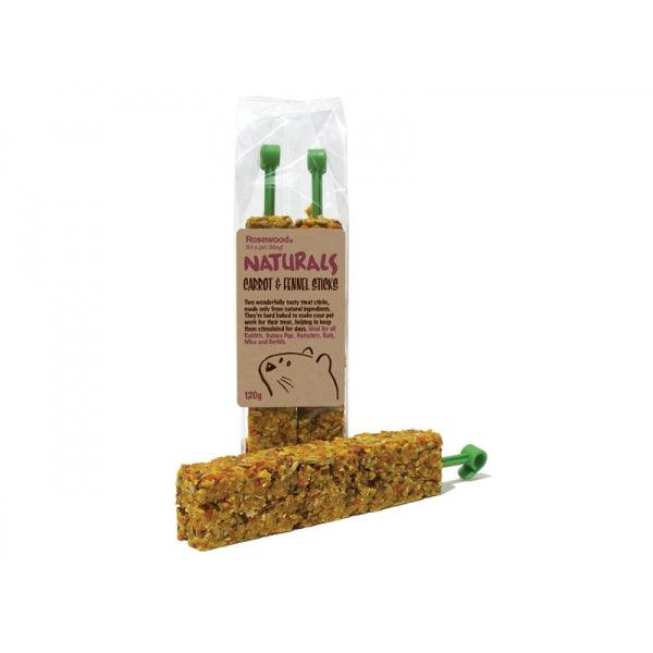 Carrot & Fennel Sticks - North East Pet Shop Naturals