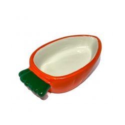 Carrot Shaped Ceramic Bowls - North East Pet Shop North East Pet Shop
