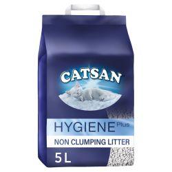 Catsan Hygiene Non-Clumping Odour Control Cat Litter, 5ltr - North East Pet Shop Catsan