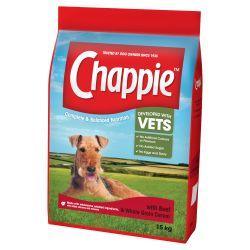 Chappie Dog Complete Dry with Beef and Wholegrain Cereal 15kg - North East Pet Shop Chappie