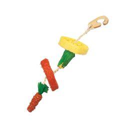 Critters Choice Loofah Hanging Toy - North East Pet Shop Critters Choice