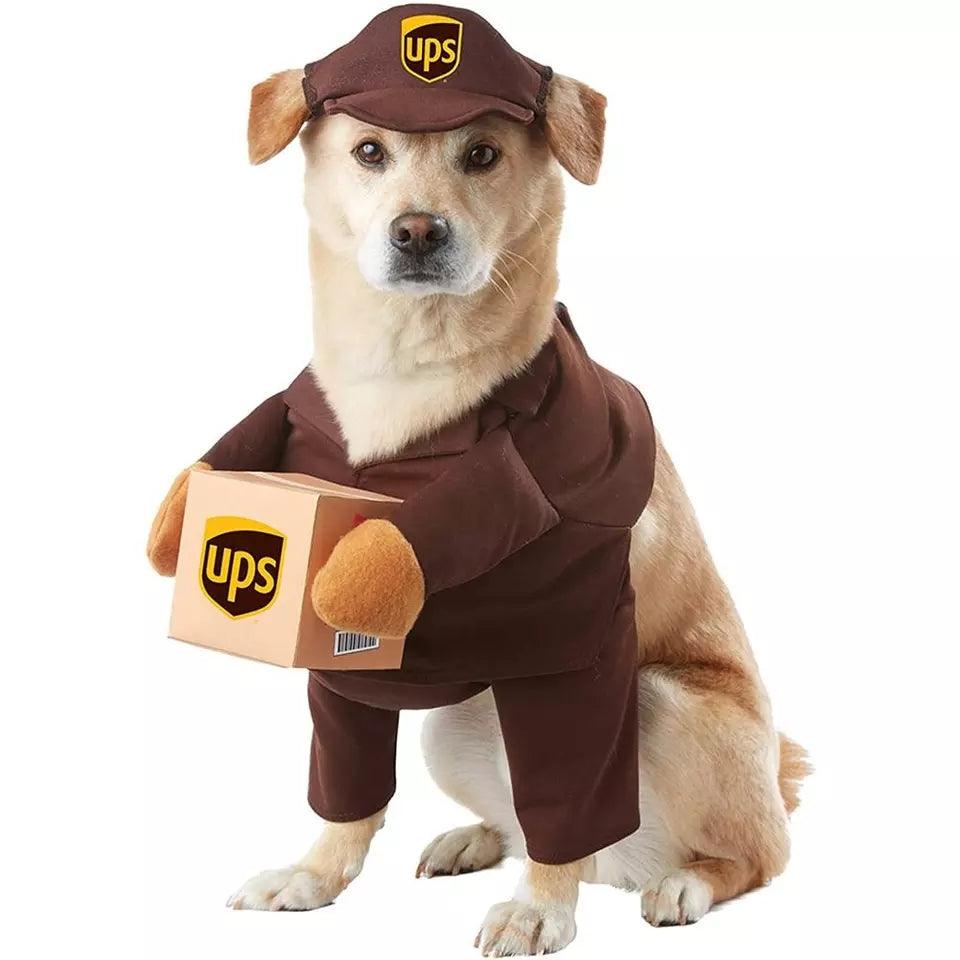 Dog & Puppy UPS Dress Up Costume - North East Pet Shop North East Pet Shop