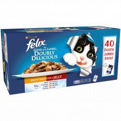 Felix Pouch As Good As It Looks Doubly Delicious - North East Pet Shop Felix