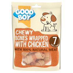 Good Boy Bones Wrapped with Chicken Mini, 7pk - North East Pet Shop Good Boy