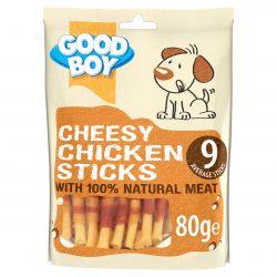 Good Boy Cheesy Chicken Sticks, 80g - North East Pet Shop Good Boy