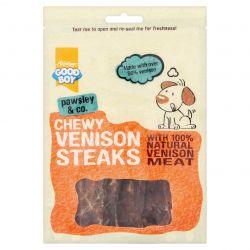 Good Boy Chewy Venison Steak, 80g - North East Pet Shop Good Boy