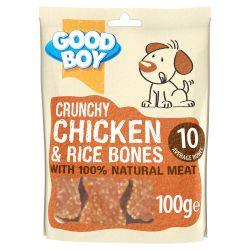 Good Boy Chicken & Rice Bones, 100g - North East Pet Shop Good Boy