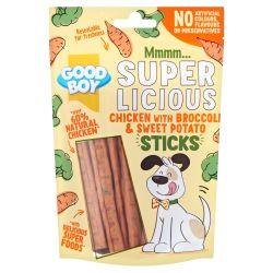 Good Boy Chicken with Brocoli & Sweet Potato Sticks, 100g - North East Pet Shop Good Boy