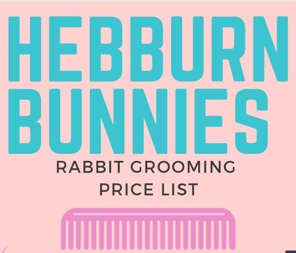 Hebburn Bunnies - Rabbit Grooming - North East Pet Shop North East Pet Shop