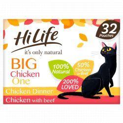 Hi Life Cat Chicken Pate Recipes Pouch 32pack, 70g - North East Pet Shop HiLife